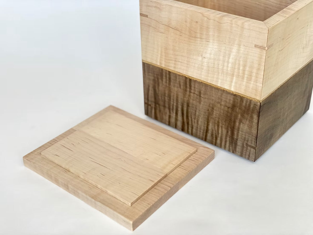 CURLY MAPLE with gold leaf detail