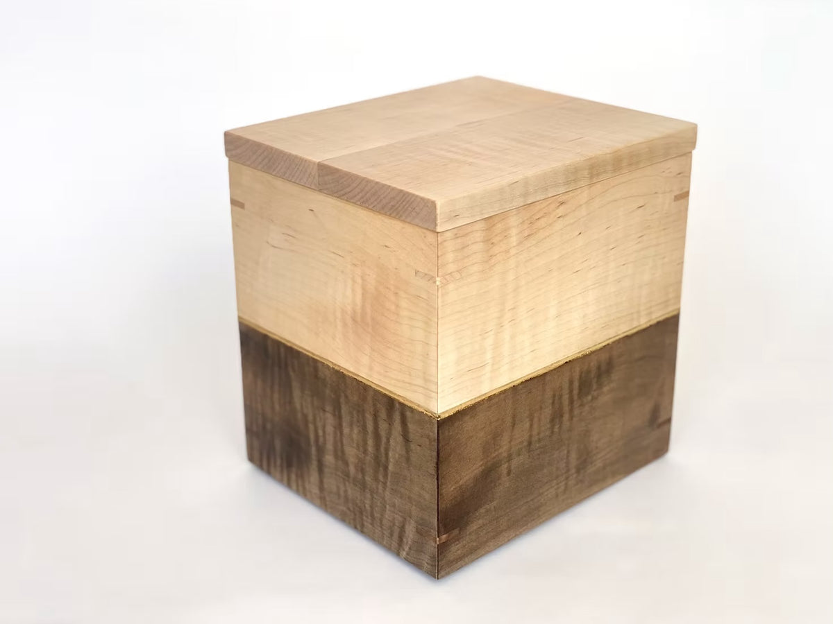 CURLY MAPLE with gold leaf detail
