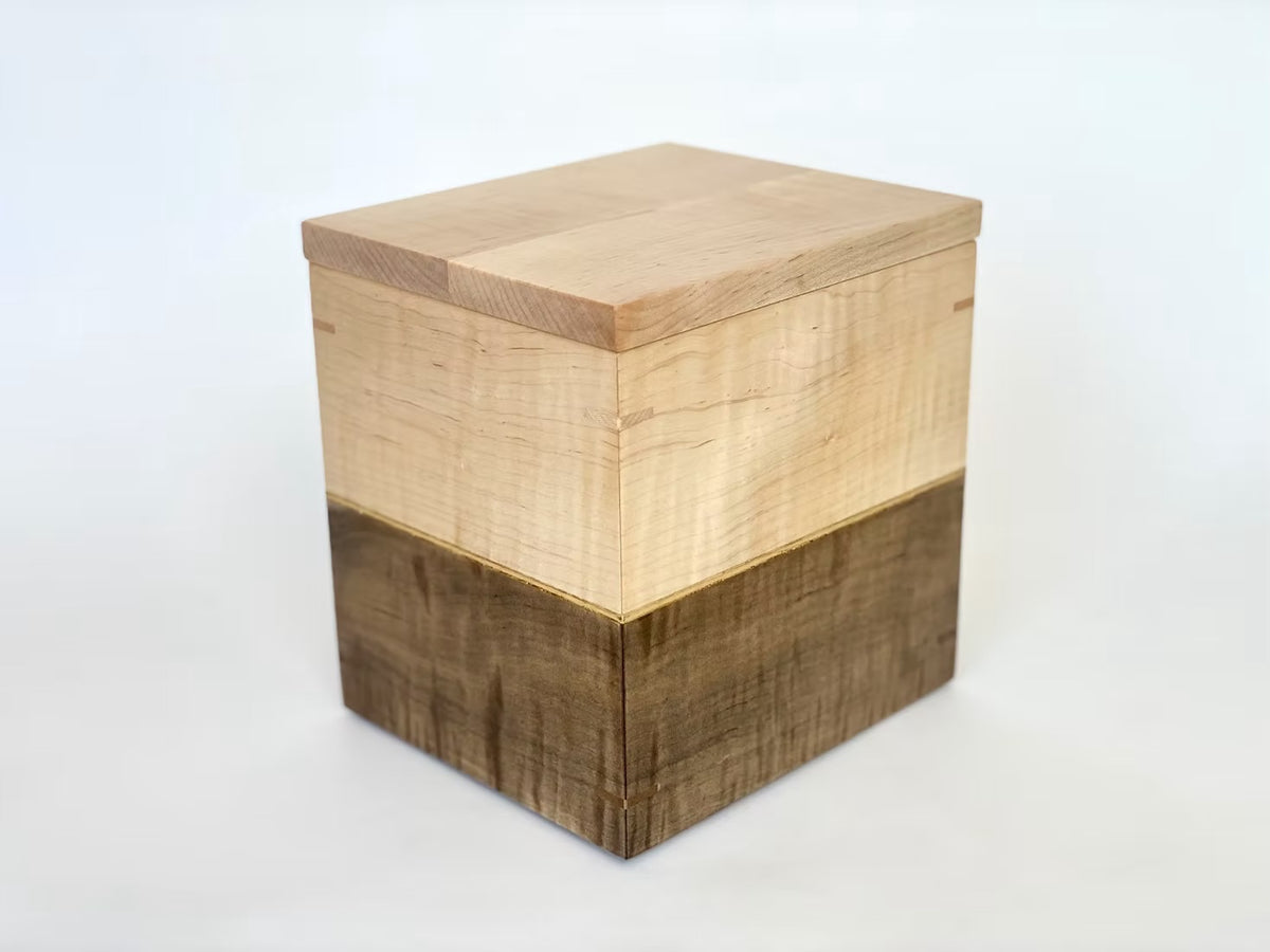 CURLY MAPLE with gold leaf detail