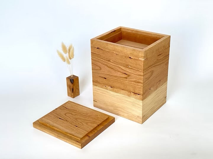 CHERRY WOOD & BEECH with Nesting Keepsake Tray