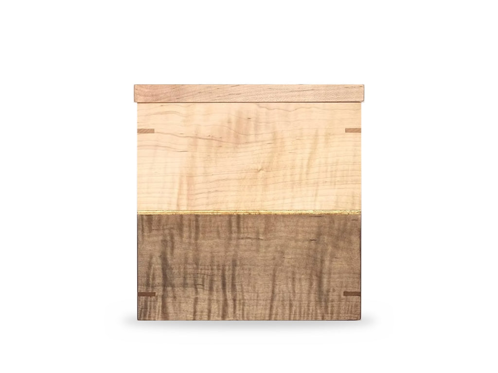 CURLY MAPLE with gold leaf detail