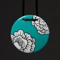 HORTENSE medallion Turquoise blue